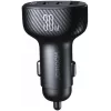 Joyroom JR-CCD04 auto nabíjačka 30W 2x USB-C USB-A s digitálnym displejom - čierna