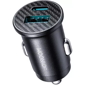 JOYROOM JR-CCN16 mini 15W USB-A auto nabíjačka, čierna