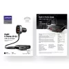 Joyroom JR-CL03 5-in-1 auto nabíjačka, 31W, 5 USB-A portov, čierna