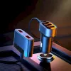 Joyroom JR-CL03 5-in-1 auto nabíjačka, 31W, 5 USB-A portov, čierna