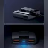 Joyroom JR-CL03 5-in-1 auto nabíjačka, 31W, 5 USB-A portov, čierna