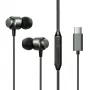 Joyroom JR-EC06 Drôtové slúchadlá do uší s ovládačom a mikrofónom, USB-C, sivé