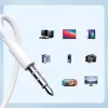 Joyroom JR-EW01 In-Ear káblové mini slúchadlá s diaľkovým ovládaním - biele