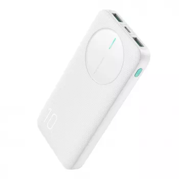 Joyroom JR-PBF12 power banka 10000mAh 2.4A Dual USB-A USB-C biela