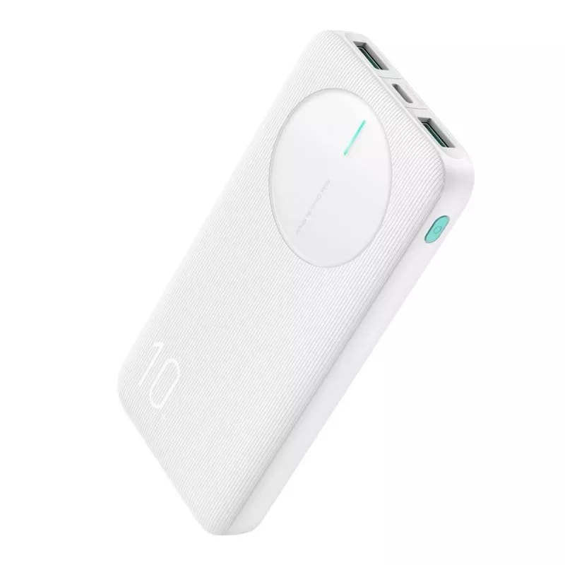 Joyroom JR-PBF12 power banka 10000mAh 2.4A Dual USB-A USB-C biela