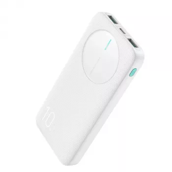 Joyroom JR-PBF12 power banka 10000mAh 2.4A Dual USB-A USB-C biela