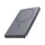 Joyroom JR-PBM08 5000mAh 20W Ultra-Thin Magnetická Bezdrôtová Power Banka - Sivá