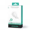 JOYROOM JR-TCF02 USB-C PD 20W nástenná nabíjačka s USB-C káblom - biela