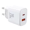 JOYROOM JR-TCF05 Flash nabíjačka 20W USB-C PD s káblom USB-C na Lightning 1m biela