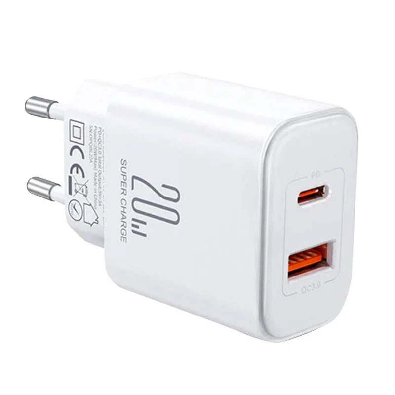 JOYROOM JR-TCF05 Flash nabíjačka 20W USB-C PD s káblom USB-C na Lightning 1m biela