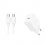 JOYROOM JR-TCF20 20W USB-C napájací zdroj s káblom USB-C na USB-C (1m)