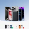 JOYROOM JR-W020 20W 10000mAh MagSafe powerbanka s káblom USB-C na USB-C 0,25m - čierna