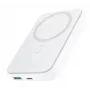 Joyroom JR-W020 20W mini magnetická bezdrôtová powerbanka 10000mAh biela s USB-na-Type-C 0,25m káblom
