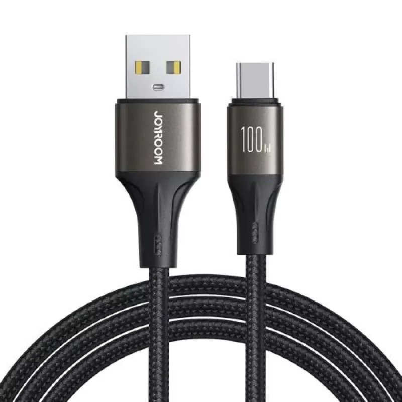 Joyroom Light-Speed Series USB-A na USB-C kábel, 100W, 1,2m, čierny (S-A25)