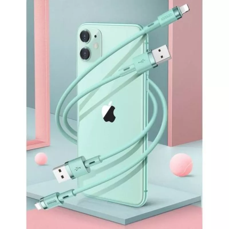 Joyroom Lightning na USB-A kábel 2,4A 1,2m čierny (S-1224N2)