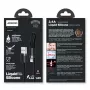 Joyroom Lightning na USB-A kábel 2,4A 1,2m čierny (S-1224N2)