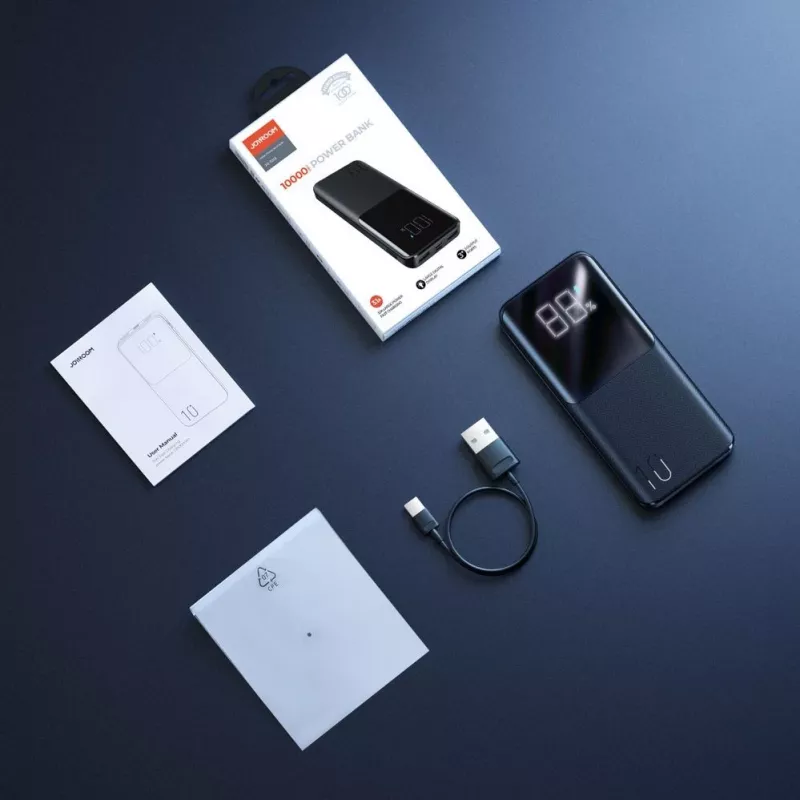Joyroom powerbank 15W 10000mAh PD QC3.0 AFC čierny (JR-T013)