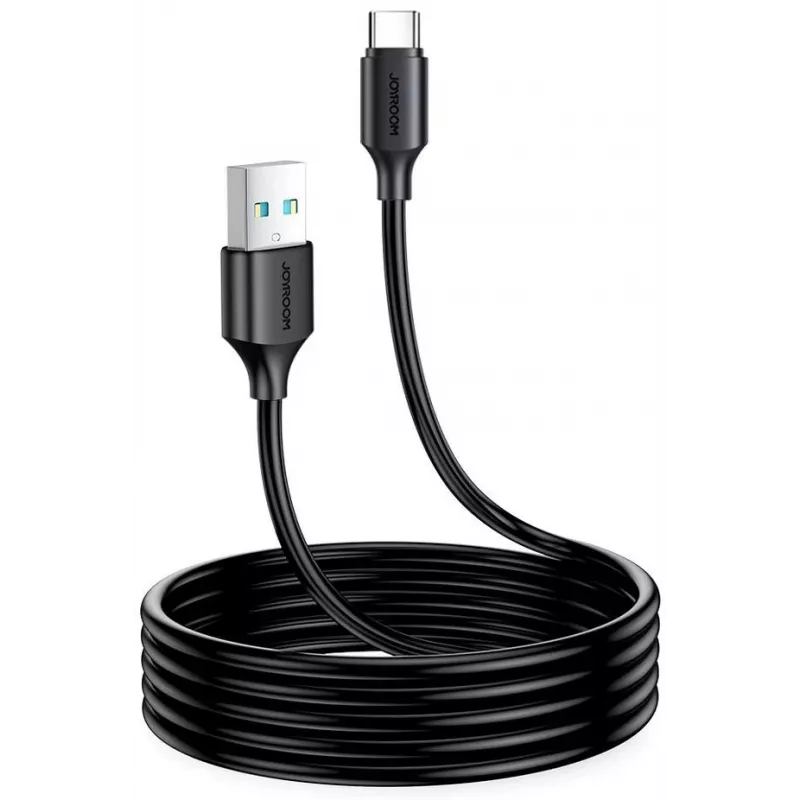 JOYROOM S-UC027A9 USB-A na USB-C kábel 2M čierny 3A rýchle nabíjanie a synchronizácia dát