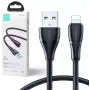 JOYROOM S-UL012A11 USB-A na Lightning pletený kábel 1,2 m čierny