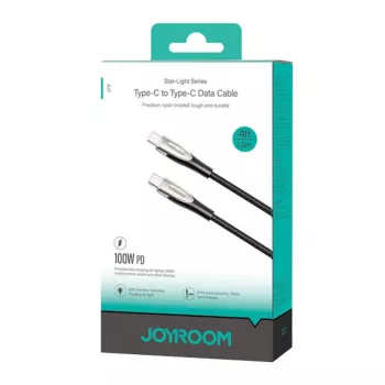 JOYROOM Star-Light USB-C na USB-C kábel SA27-CC5 1,2m čierny 100W