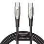 JOYROOM Star-Light USB-C na USB-C kábel SA27-CC5 1,2m čierny 100W