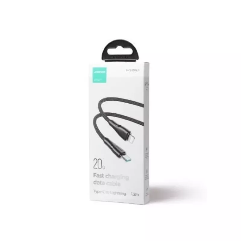 Joyroom Surpass Series USB-C na Lightning rýchlonabíjací a dátový kábel 20W PD, 1,2m, čierny (S-CL020A11)