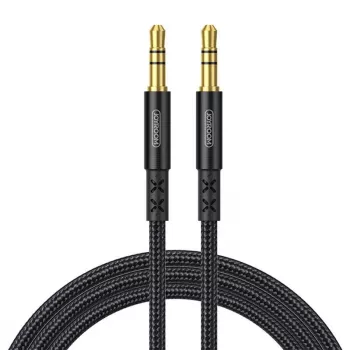 JOYROOM SY-10A1 3,5-mm AUX audiokábel 1 m čierny
