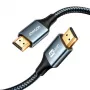 JOYROOM SY-20H1 HDMI 2.0 kábel 2m 4K 60Hz pletený nylon sivý