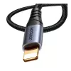 JOYROOM SY-A06 Lightning na 3,5-mm audio adaptérový kábel, 1,2 m, čierny