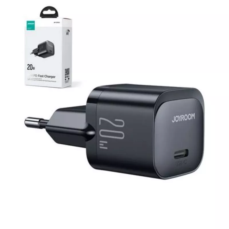Joyroom cestovná nabíjačka Mini Type-C, PD 20W, čierna (JR-TCF02)
