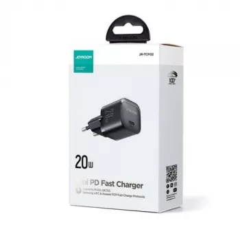 Joyroom cestovná nabíjačka Mini Type-C, PD 20W, čierna (JR-TCF02)