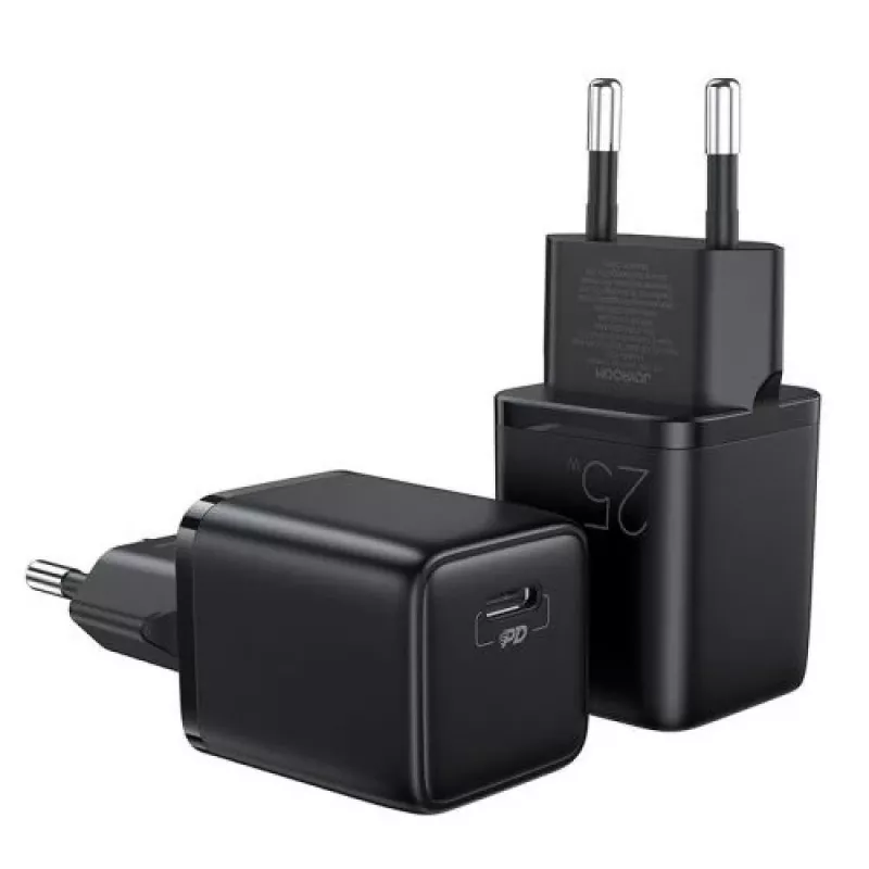 Joyroom cestovná nabíjačka Mini Type-C, PPS, PD 25W, čierna EU (L-P251)
