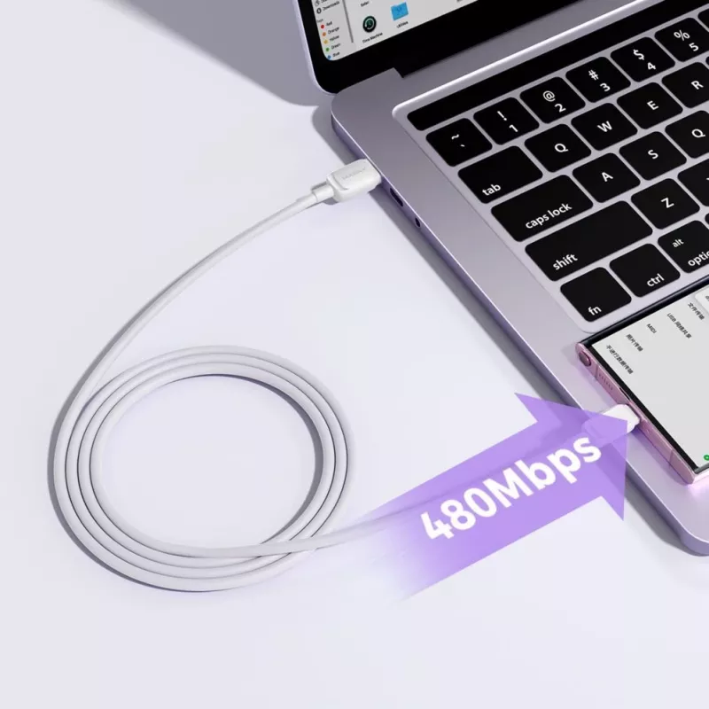 JOYROOM USB-A na Lightning kábel 1,2 m biely