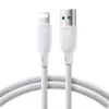 Joyroom USB-A na Lightning kábel Multi-Color séria A14, 480 Mbps, 3A, 1,2m, biely (SA34-AL3)