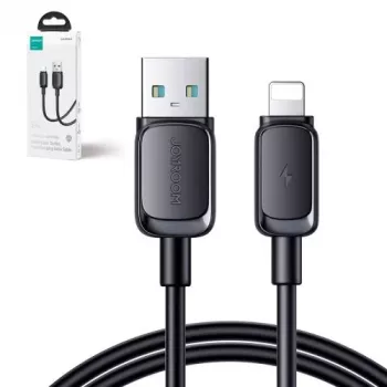 Joyroom USB-A na Lightning kábel Multi-Color séria A14, 480Mbit/s, 2,4A, 1,2m, čierna (S-AL012A14B)