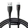 Joyroom USB-A na Lightning kábel Starry Series, 480 Mbit/s, 3A, 1m, čierny (SA32-AL3)