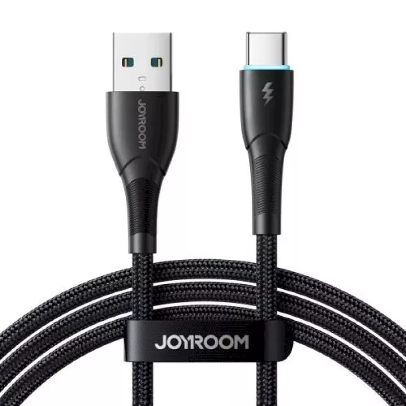 JOYROOM USB-A na USB-C kábel Starry Series, 480 Mbps, 3A, 1m, čierny (SA32-AC3)