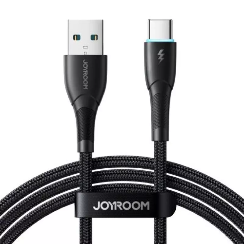 JOYROOM USB-A na USB-C kábel Starry Series, 480 Mbps, 3A, 1m, čierny (SA32-AC3)