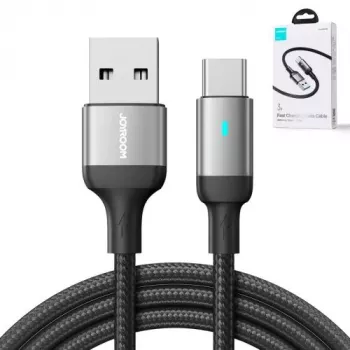 JOYROOM USB-A na USB-C dátový kábel, 3A, 1,2m, čierny (S-UC027A10)