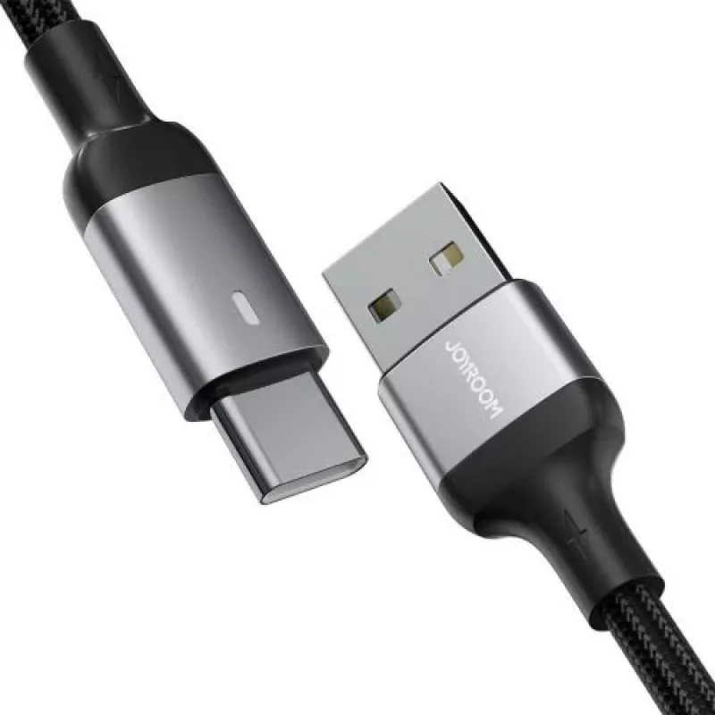 JOYROOM USB-A na USB-C dátový kábel, 3A, 1,2m, čierny (S-UC027A10)