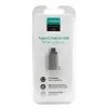 Joyroom USB-C konektor samec na USB-A konektor samica adaptér Mini S-H151 strieborný