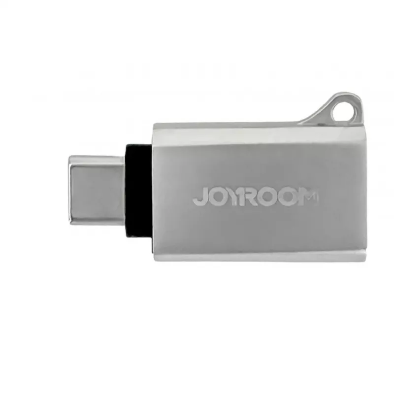 Joyroom USB-C konektor samec na USB-A konektor samica adaptér Mini S-H151 strieborný