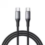 JOYROOM USB-C na USB-C Flash Series kábel A28 60W PD rýchle nabíjanie 480Mbps synchronizácia dát 2m čierna