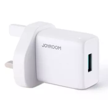 Joyroom USB nástenná nabíjačka 2.1A UK konektor (L-1A101) biela