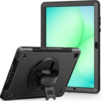JT Berlin Rugged Kickstand & Handstrap puzdro pre Samsung Galaxy Tab A11+ 2025 čierne Bulk 30023