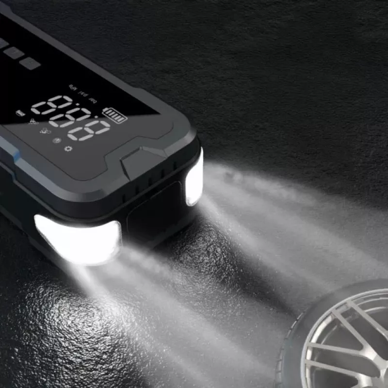 Štartovací zdroj a vzduchový kompresor CA01 12000mAh 600A špičkovo 150 PSI