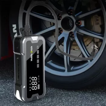 Štartovací zdroj a vzduchový kompresor CA01 12000mAh 600A špičkovo 150 PSI
