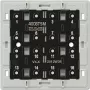 Jung 4008 TSM tlačidlový modul, 1-pólový, 250 V AC, 10 A, skrutkové svorky, podomietkový, biely