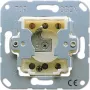 JUNG CD134.18WU Kľúčový spínač, 2-pólový prepínač, 250 V AC, 10 A, pod omietku, alpská biely