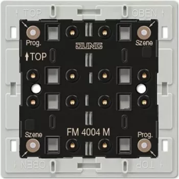 JUNG FM4004M rádiový nástenný vysielací modul, 4-kanál, EnOcean 868,3 MHz, bez batérie